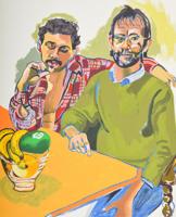 Alice Neel GEOFFREY HENDRICKS & BRIAN Screenprint, Signed Edition - Sold for $14,080 on 05-20-2023 (Lot 500).jpg